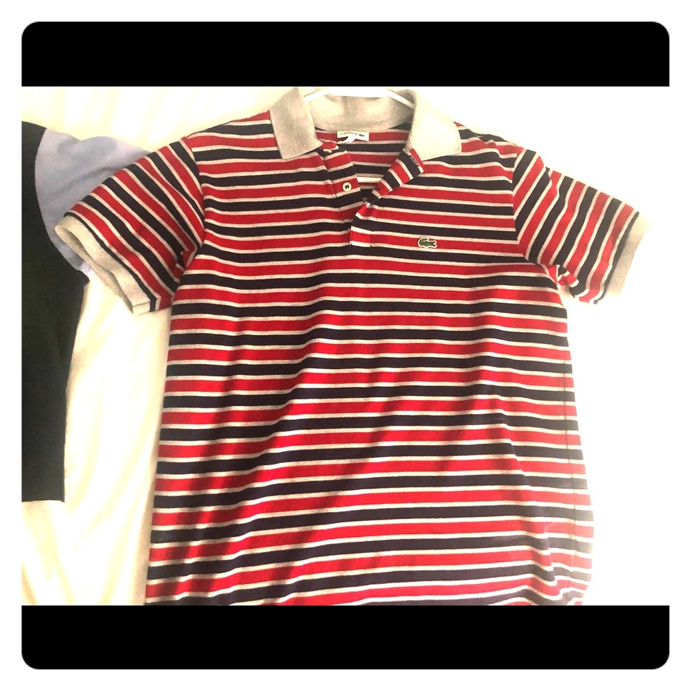 Lacoste boys shirt size XL- 16